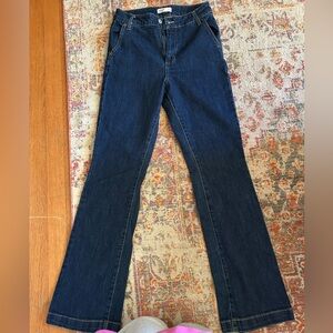 Oat New York Dark Blue Boot Cut Jeans